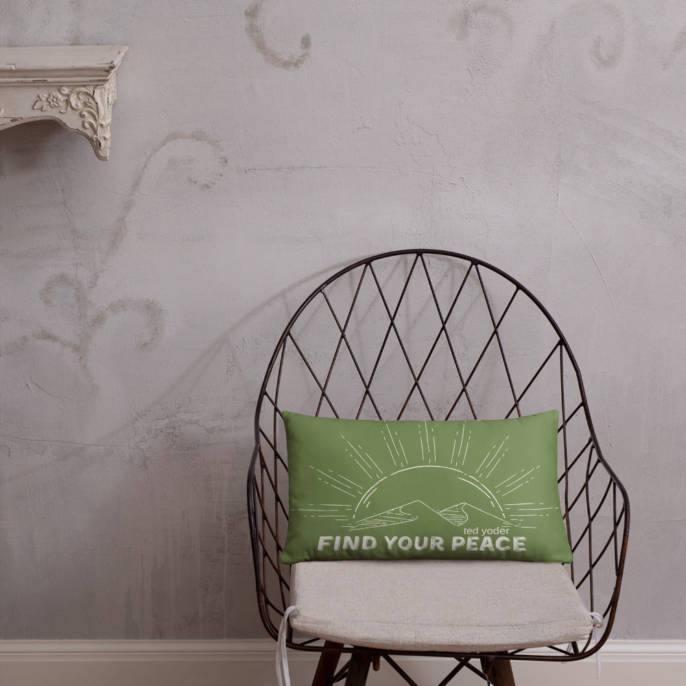 Find Your Peace Basic Pillow