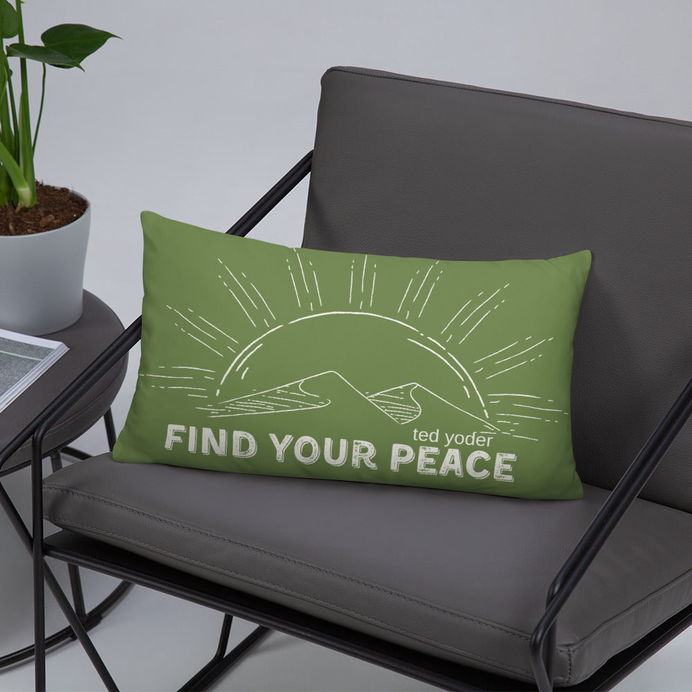 Find Your Peace Basic Pillow