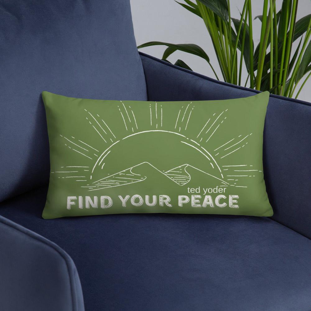 Find Your Peace Basic Pillow