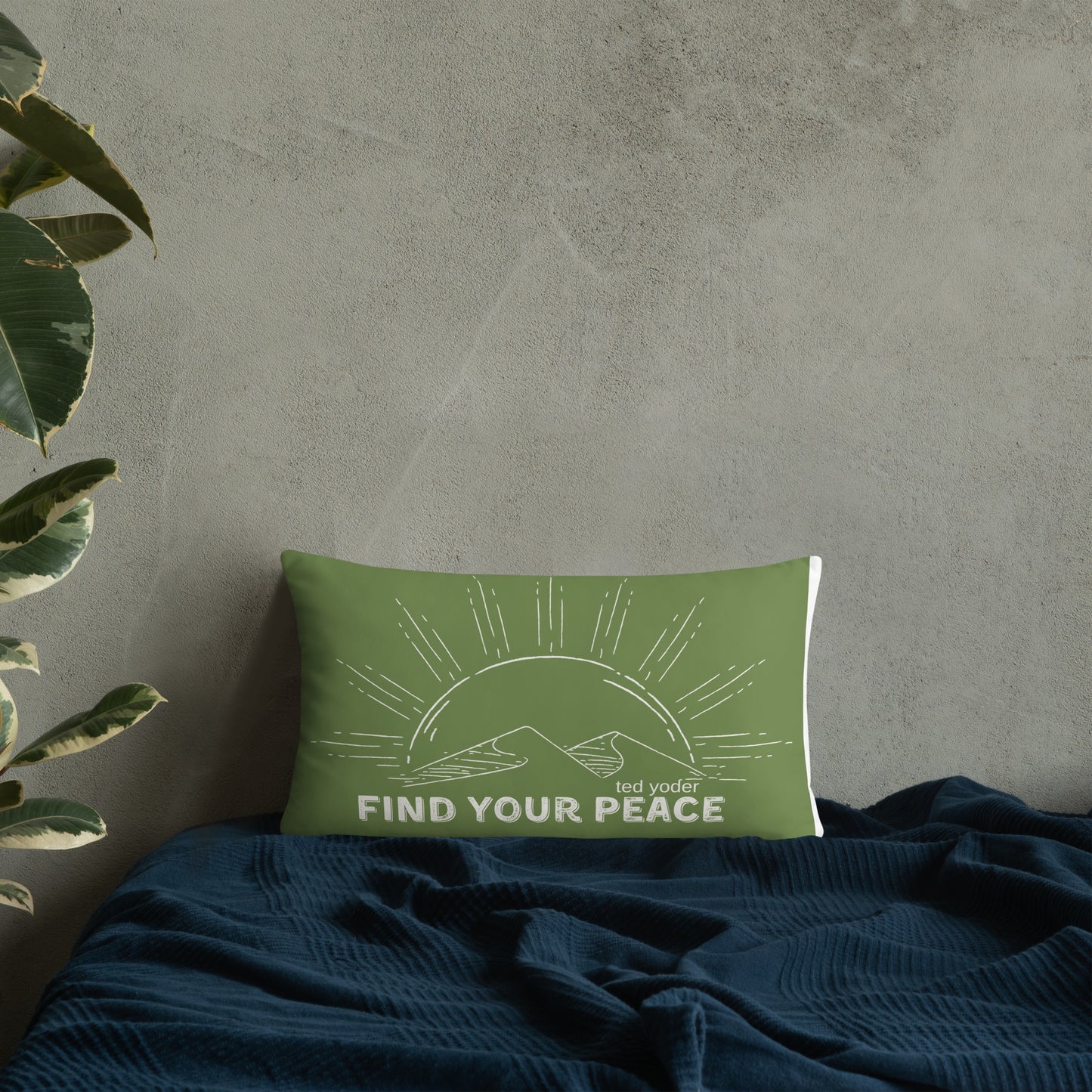 Find Your Peace Basic Pillow