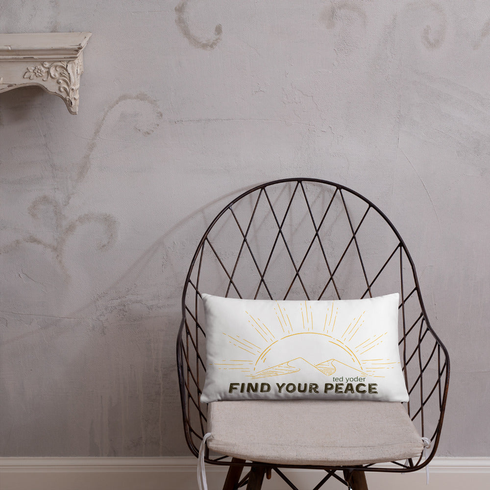 Find Your Peace Basic Pillow