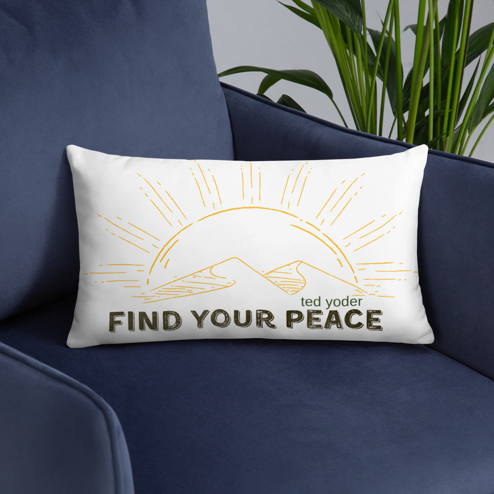 Find Your Peace Basic Pillow