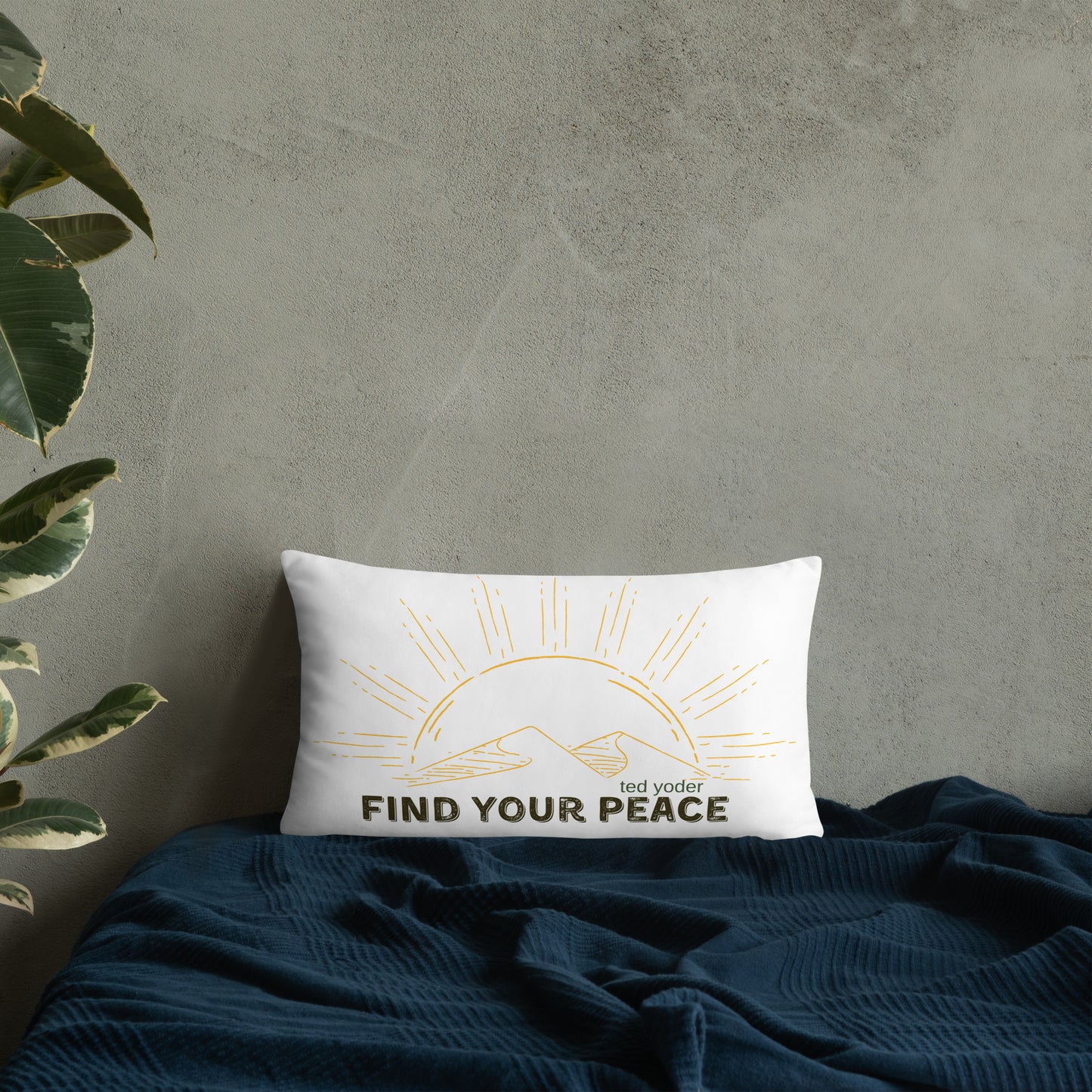 Find Your Peace Basic Pillow
