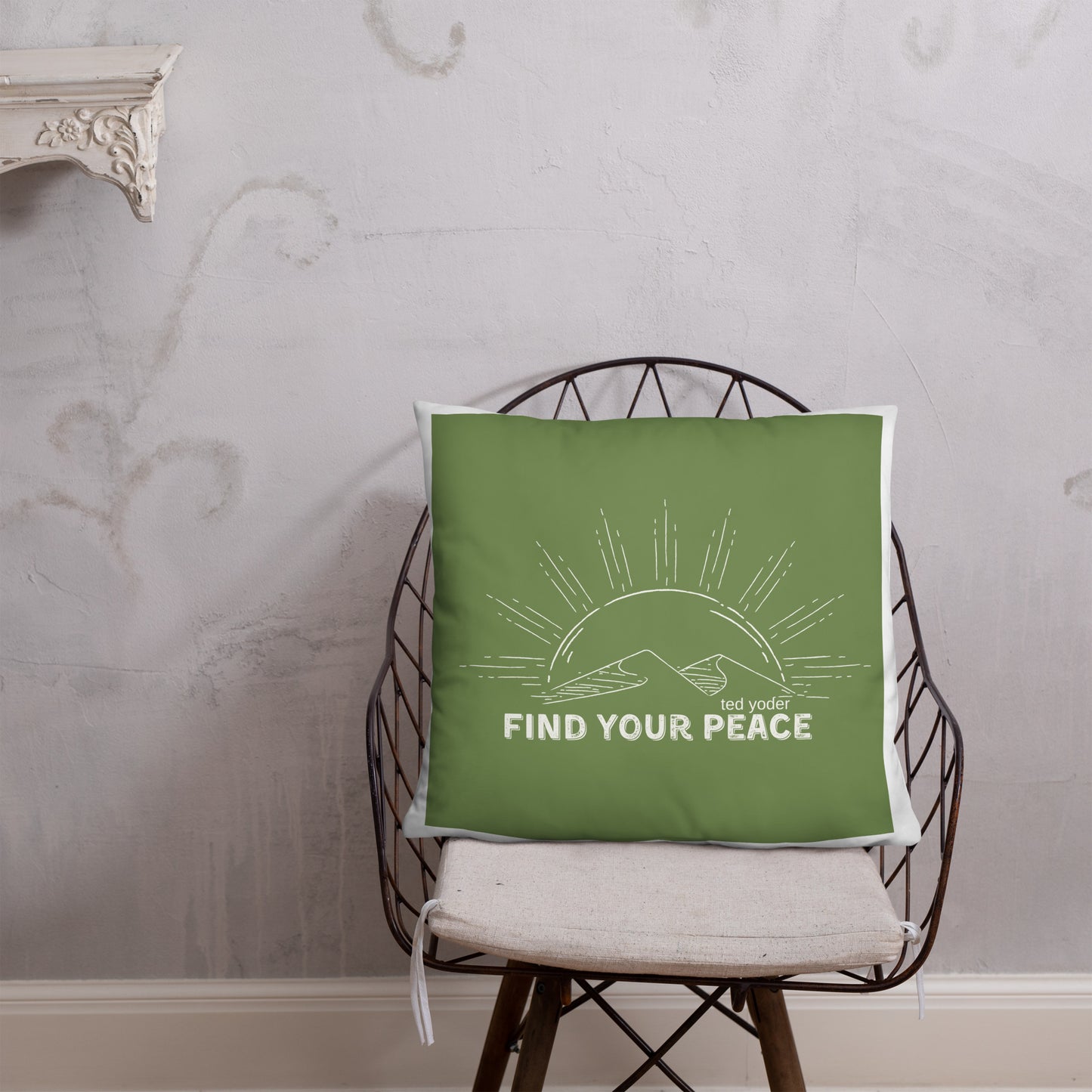 Find Your Peace Basic Pillow