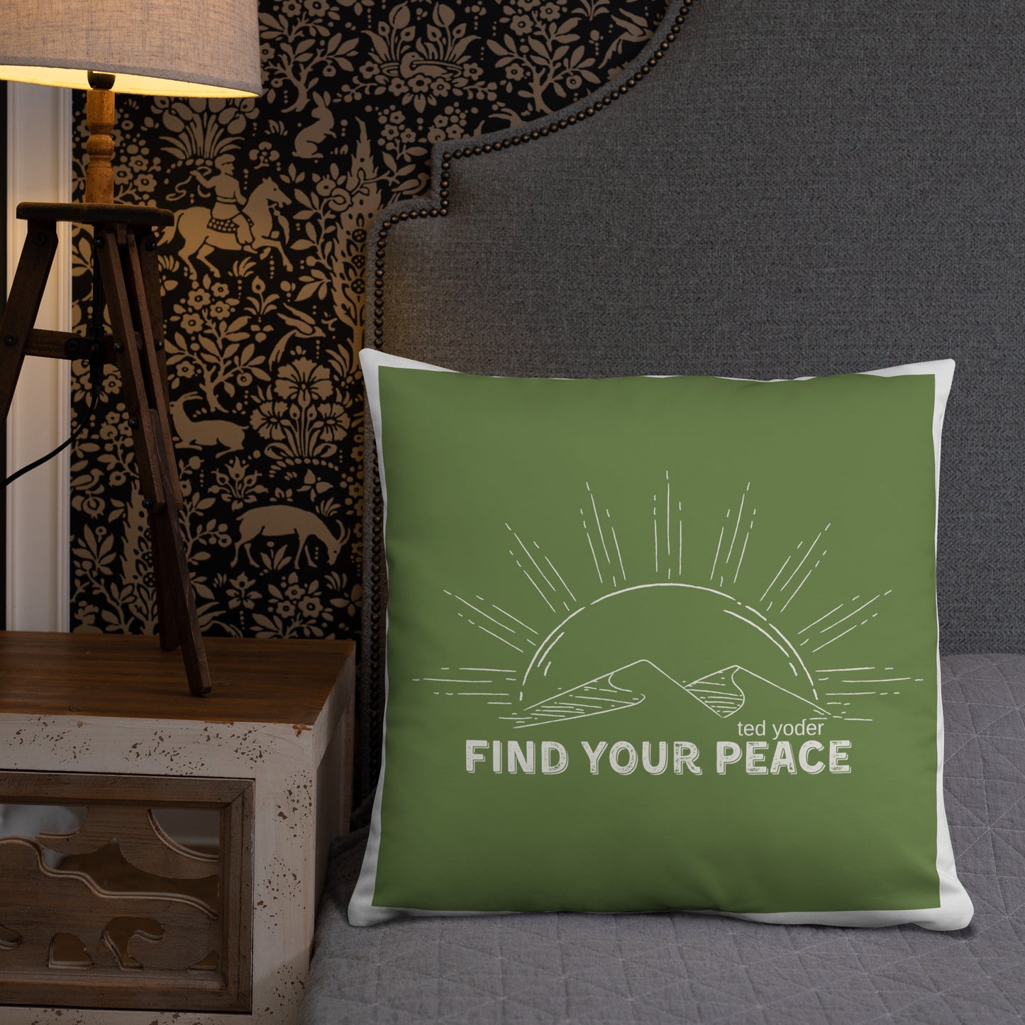 Find Your Peace Basic Pillow