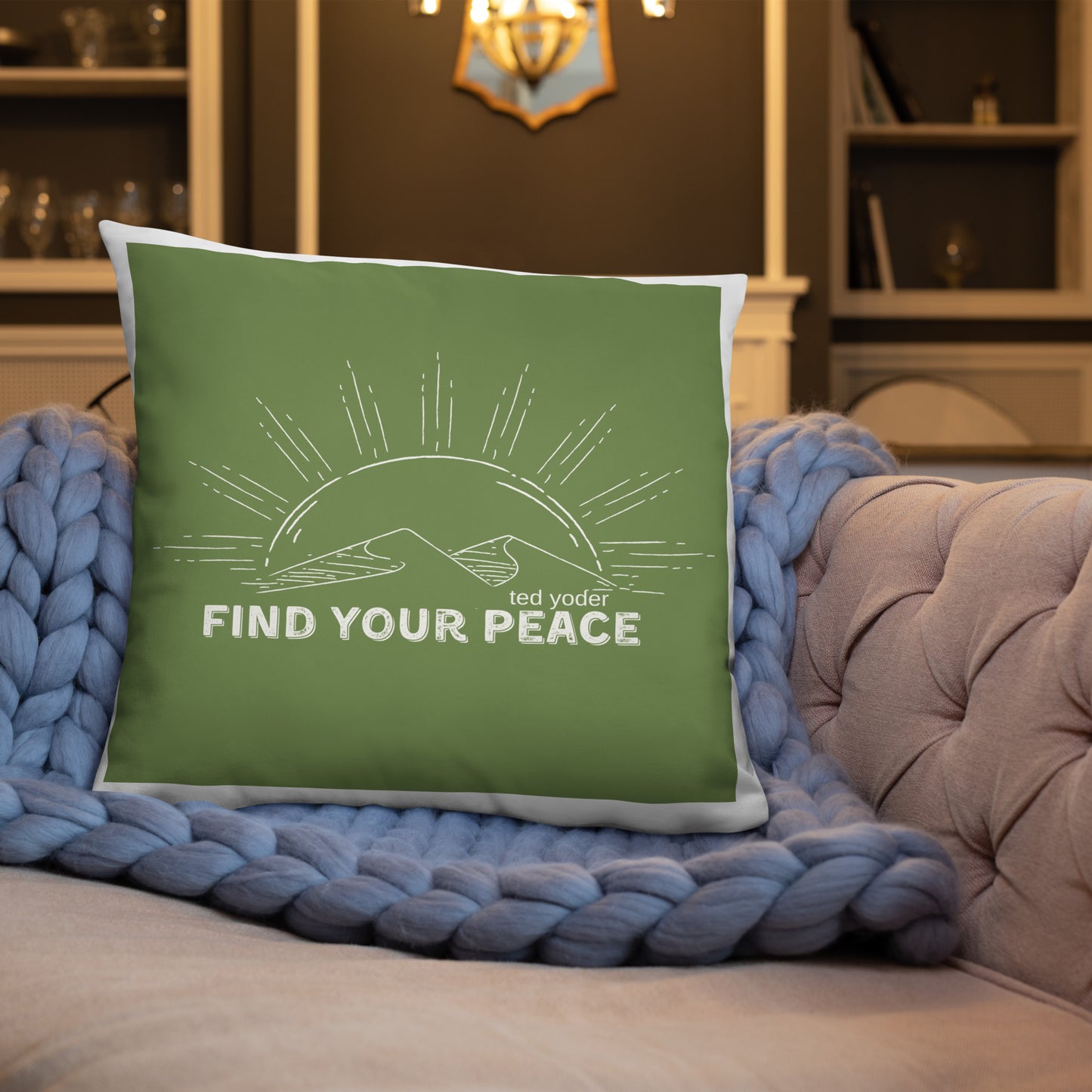 Find Your Peace Basic Pillow