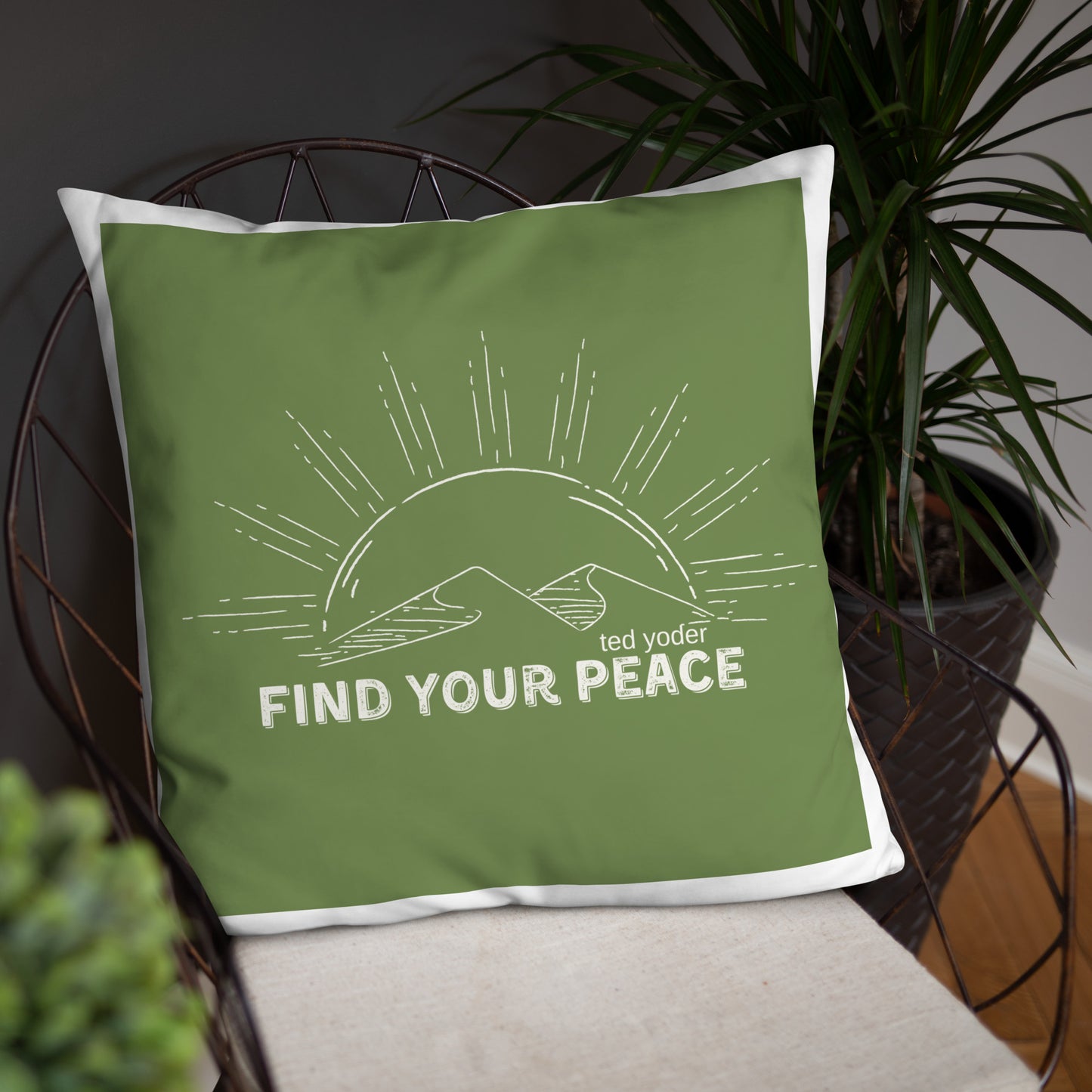 Find Your Peace Basic Pillow