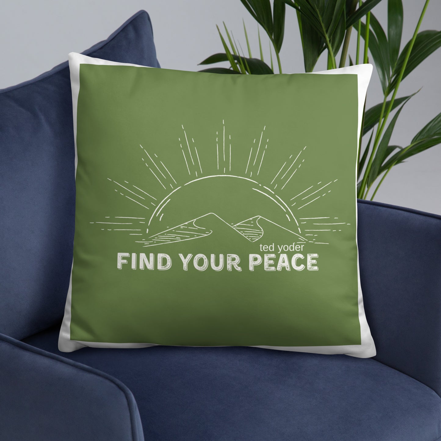 Find Your Peace Basic Pillow