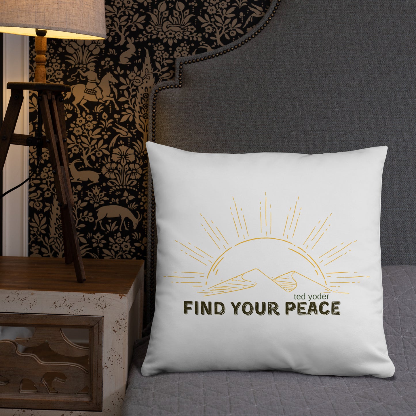 Find Your Peace Basic Pillow
