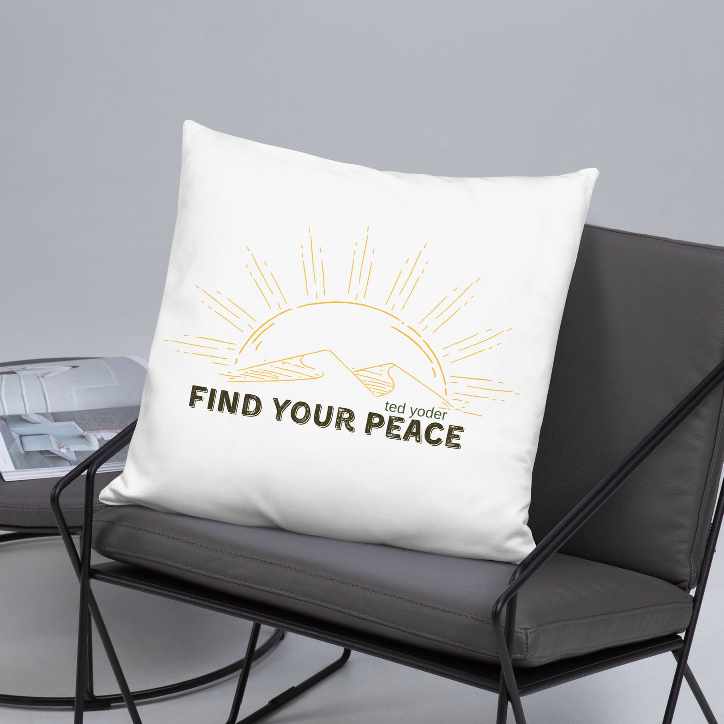 Find Your Peace Basic Pillow