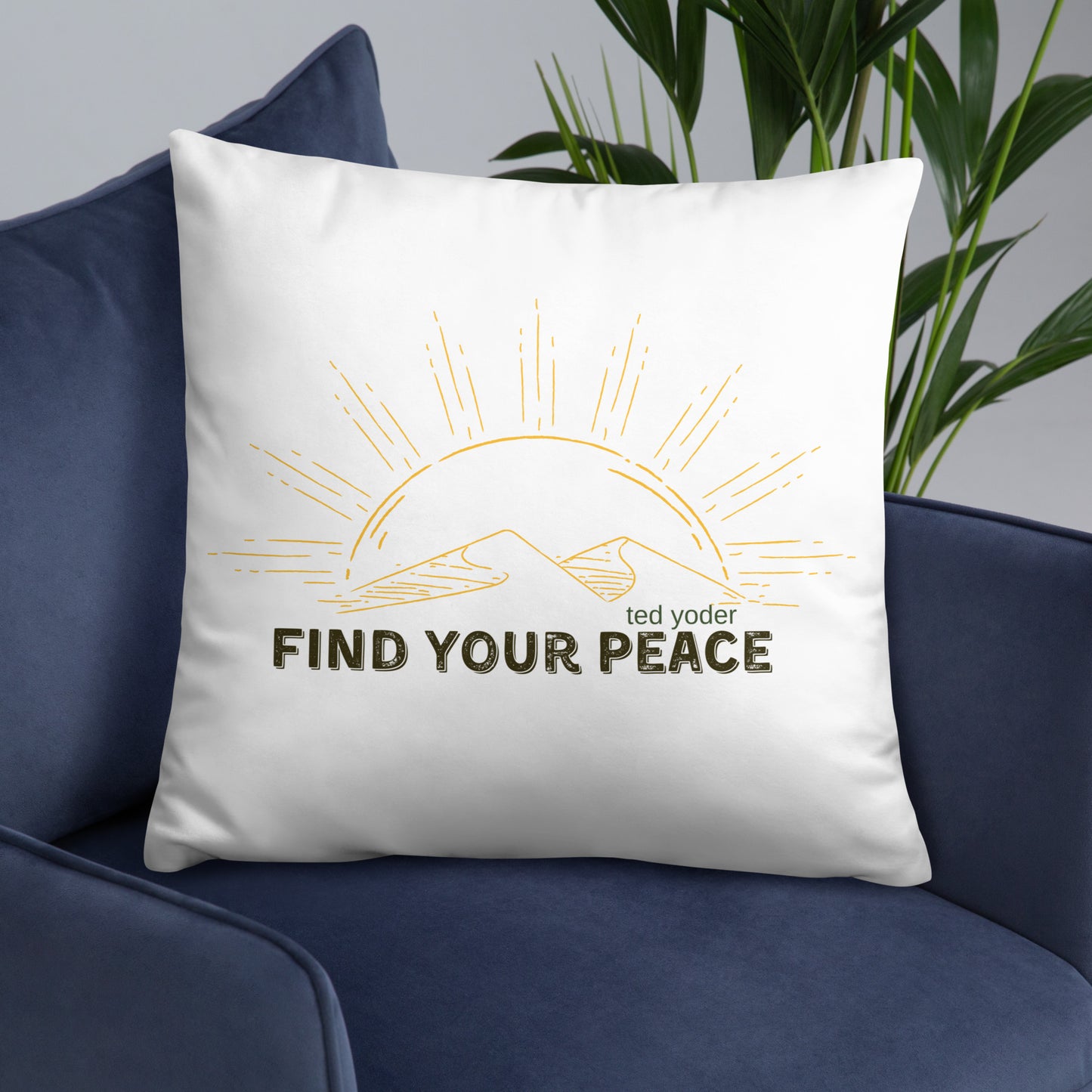 Find Your Peace Basic Pillow