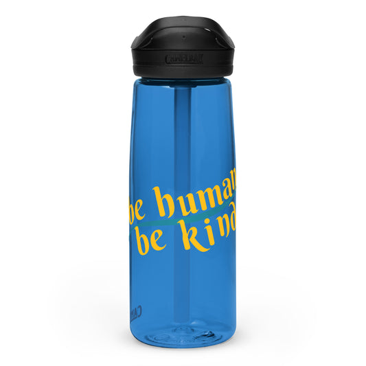 Be Human; Be Kind Sports water bottle