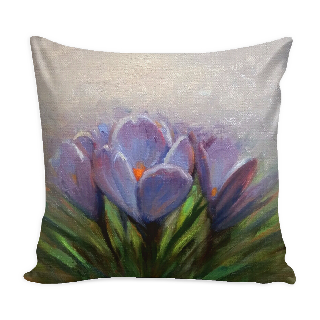 Crocus Luxurious 16 Inch Throw Pillow