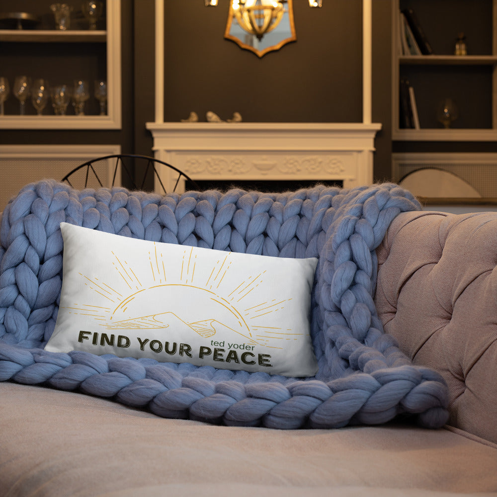 Find Your Peace Basic Pillow
