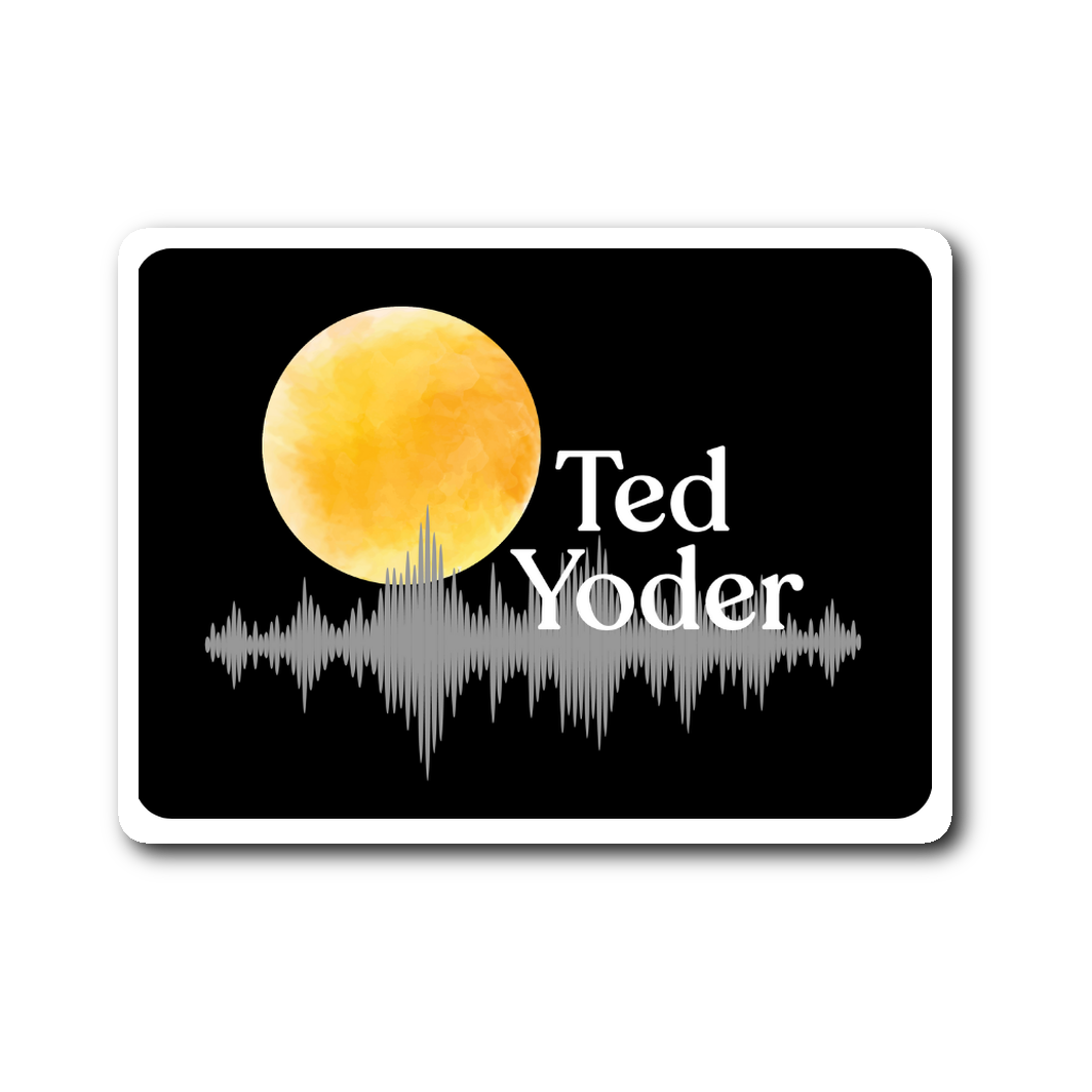 Moon on the Water Ted Yoder Sticker
